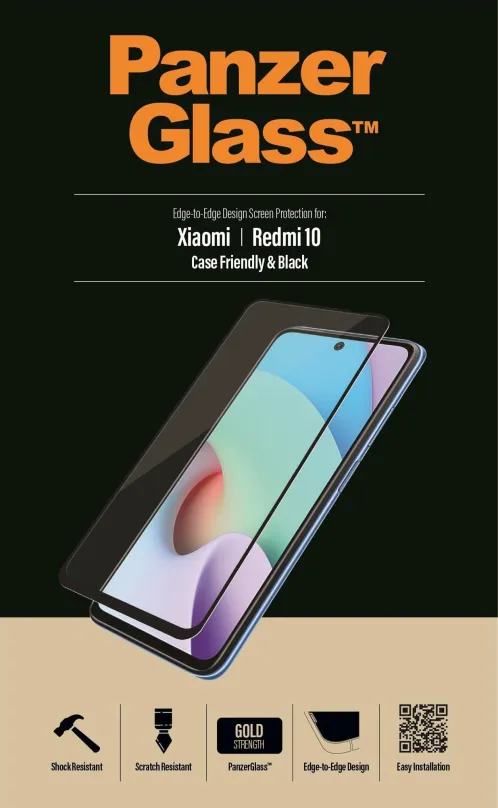Ochranné sklo PanzerGlass Xiaomi Redmi 10/Redmi 10 (2022) / Note 11, pre Xiaomi Redmi 10 (