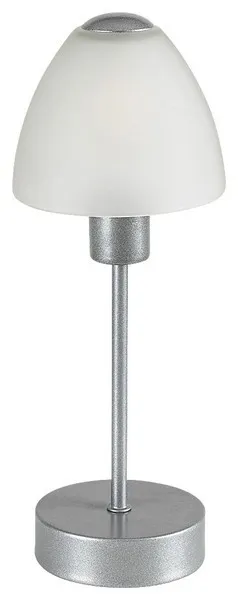 Rabalux 2295 stolné svietidlo Lýdia 1x40W | E14 - stmievateľná, dotykový spínač, strieborná