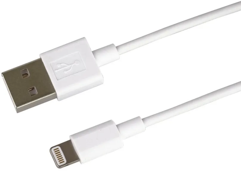 Dátový kábel PremiumCord Lightning PFI 0.5m biely