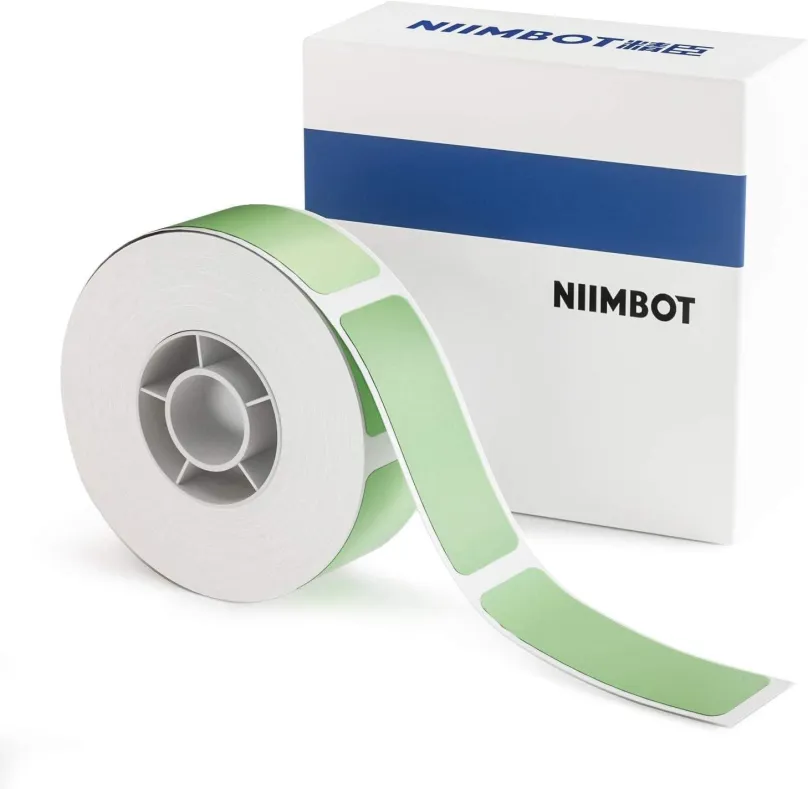 Etikety Niimbot štítky RP 12x40mm 160ks Green pre D11 a D110