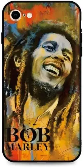 Kryt na mobil TopQ iPhone SE 2020 silikón Bob Marley 49306
