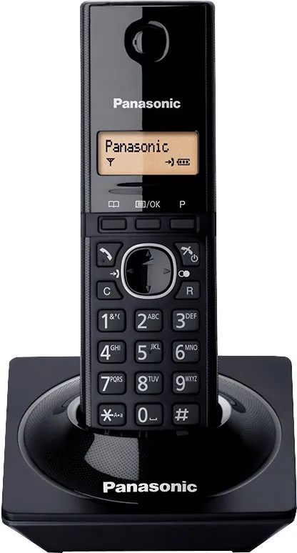 Telefón pre pevnú linku Panasonic KX-TG1711FXB Black