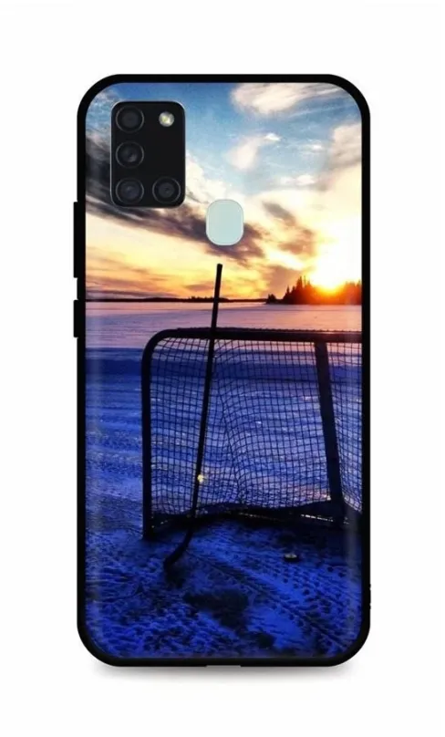 Kryt na mobil TopQ Samsung A21s silikón Hockey Sunset 51915