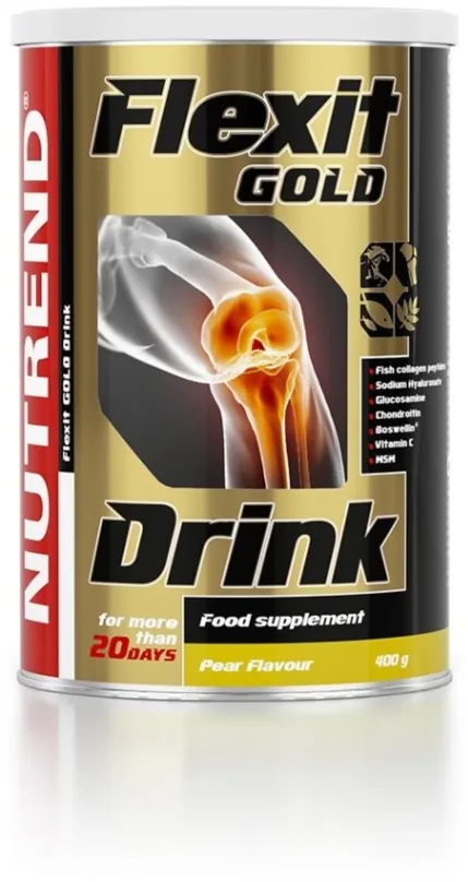 Kĺbová výživa Nutrend Flexit Gold Drink, 400 g, hruška