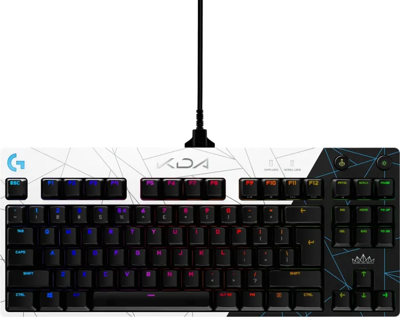Herná klávesnica Logitech G PRO Mechanical Gaming Keyboard K/DA edícia - US INTL