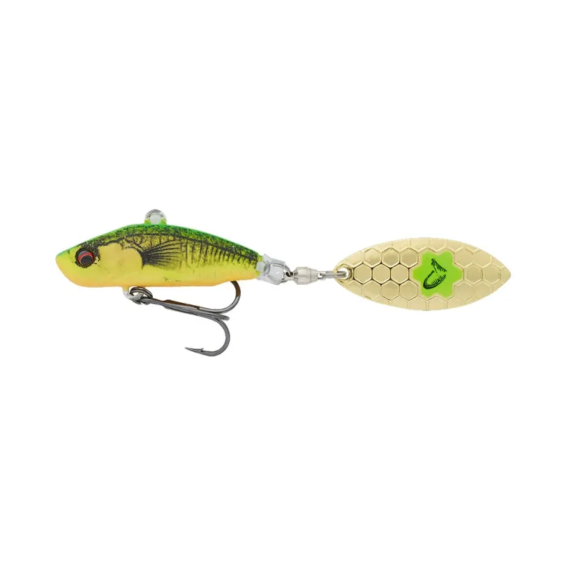 Savage Gear Wobler 3D Sticklebait Tailspin 7,3 cm 13g Sinking Firetiger