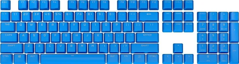 Náhradné klávesy Corsair PBT Double-shot Pro Keycaps Elgato Blue