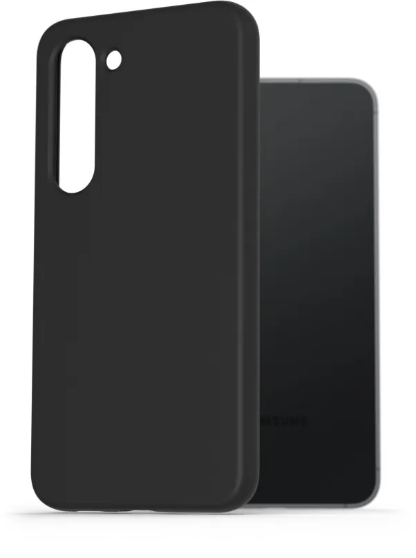 Kryt na mobil AlzaGuard Premium Liquid Silicone Case pre Samsung Galaxy S23 5G čierne