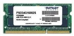 Operačná pamäť Patriot SO-DIMM 4GB DDR3 1600MHz CL11 Signature Line