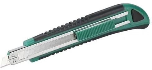 Odlamovací nôž WOLFCRAFT - Nôž s odlamovacou čepeľou dvojkomponentný, plast, 9 mm