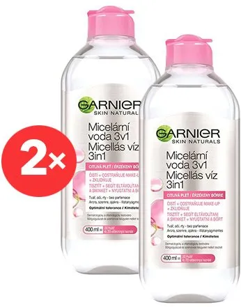 Kozmetická sada GARNIER Micellar Cleansing Water 2 x 400 ml