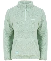 Navitas Mikina Womens Sherpa Pullover Light Green XL