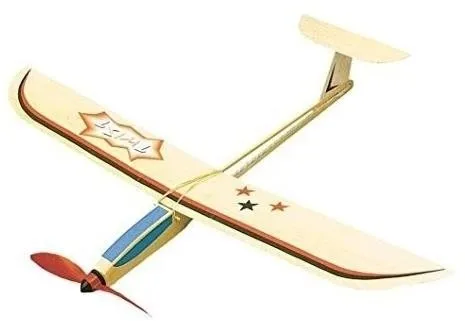 Model lietadla Aero-naut Twist rýchlosť avebnice klzáku s gumovým pohonom z balsy