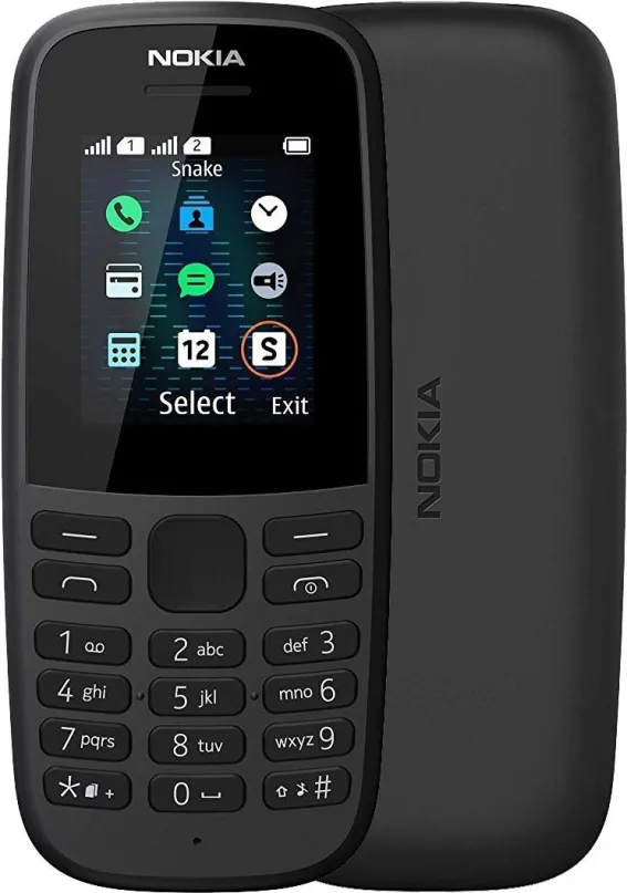 Mobilný telefón Nokia 105 (2019) čierna Dual SIM