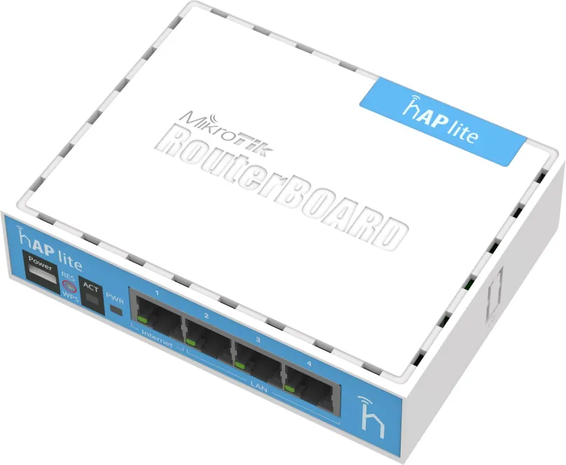 Routerboard Mikrotik RB941-2nD, určené pre WiFi 2,4 GHz, WiFi 4, max. rýchlosť WiFi prenos