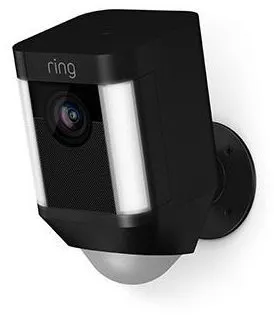 IP kamera Ring Spotlight Cam Battery Black, vonkajšie, detekcia pohybu, vstavaný mikrofón,
