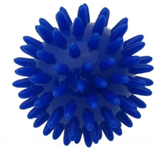 Masážna lopta Kine-MAX Pro-Hedgehog Massage Ball - modrý