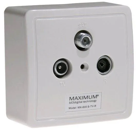 Zásuvka Maximum TV / R / SAT MX 600 Set