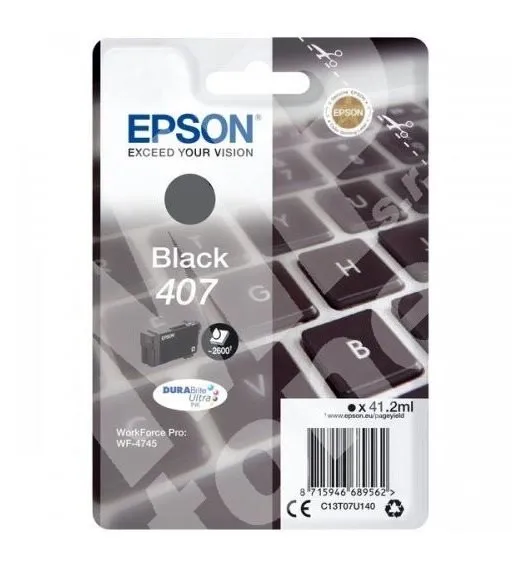 Cartridge Epson T07U140 č.407 čierna