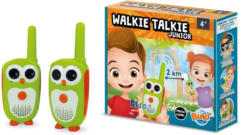 Detská vysielačka Buki France MiniScience Walkie Talkie Junior 2 km