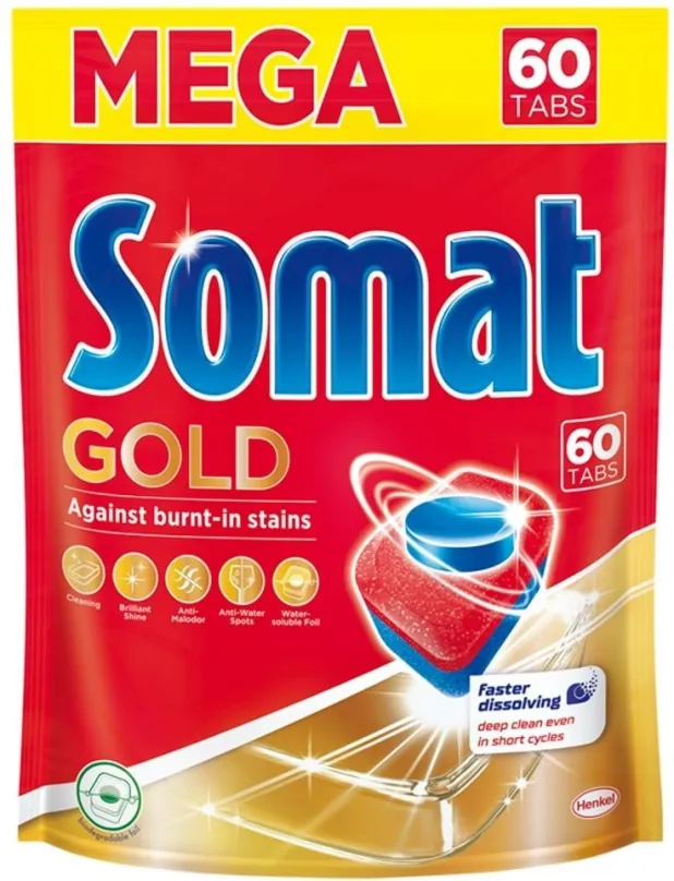 Tablety do umývačky SOMAT Gold (60 ks)