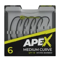 RidgeMonkey Háčik Ape-X Medium Curve Barbed Veľkosť 4 10ks