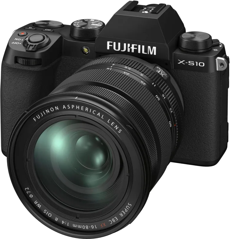 Digitálny fotoaparát Fujifilm X-S10 + XF 16-80 mm f/4,0 R OIS WR čierny