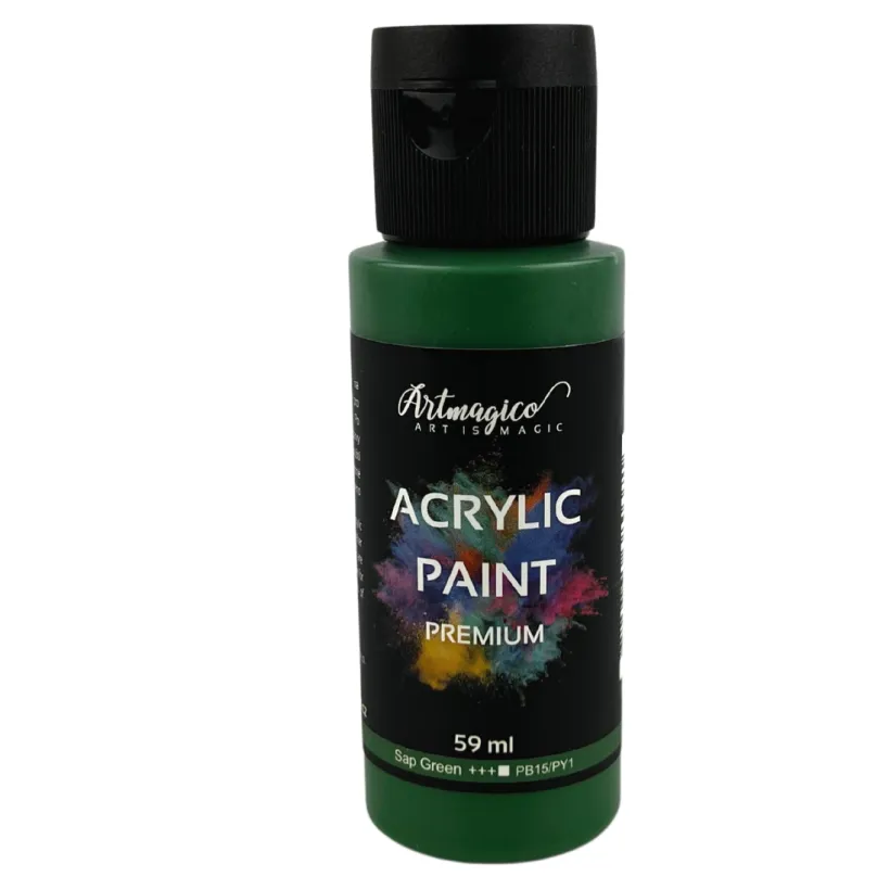 Artmagico - akrylové farby Premium 59 ml Farba: Sap green
