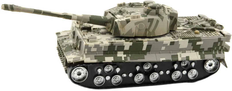 RC tank Tank RC TIGER I, s dobou prevádzky 0,33 min, svetelné efekty a zvukové efekty, vho