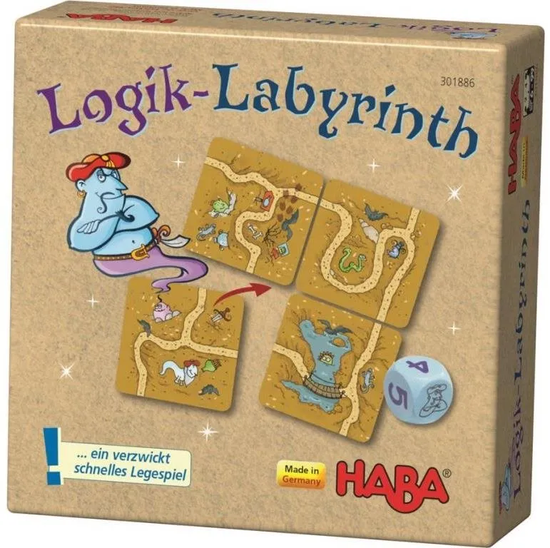 Kartová hra Haba Mini hra pre deti Logický labyrint