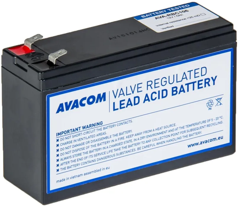 Batéria pre záložné zdroje Avacom náhrada za RBC106 - batéria pre UPS