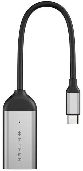 Replikátor portov HyperDrive adaptér USB-C na 8K 60Hz / 4K 144Hz HDMI, strieborný