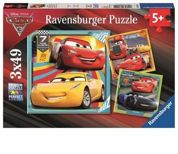 Puzzle Ravensburger 80151 Disney Autá 3 I