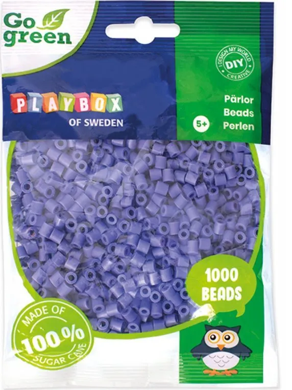 PLAYBOX Zažehľovacie korálky - fialové 1000 ks
