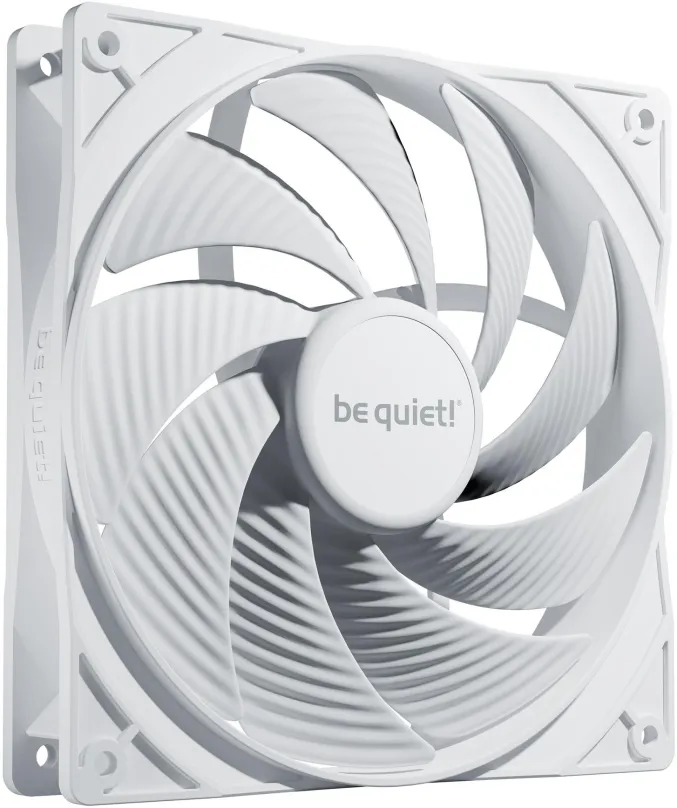 Ventilátor do PC Be Quiet! Pure Wings 3 140mm PWM High-Speed White, 140 x 25 mm, 1800 RPM,