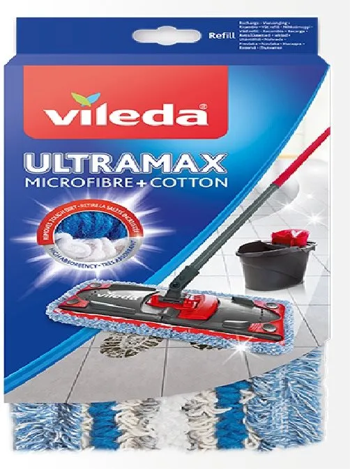 Náhradný mop VILEDA Ultramax mop náhrada Micro+Cotton