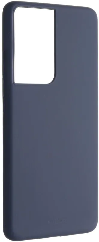 Kryt na mobil FIXED Flow Liquid Silicon case pre Samsung Galaxy S21 Ultra modrý