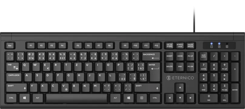 Klávesnica Eternico Essential Keyboard Wired KD1000 - SK/SK