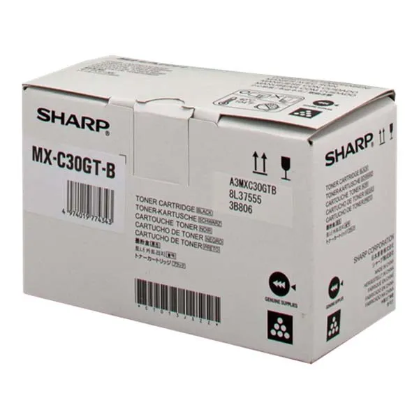 Sharp originálny toner MX-C30GTB, black, 6000str., Sharp MX-C250FE, C300WE, O