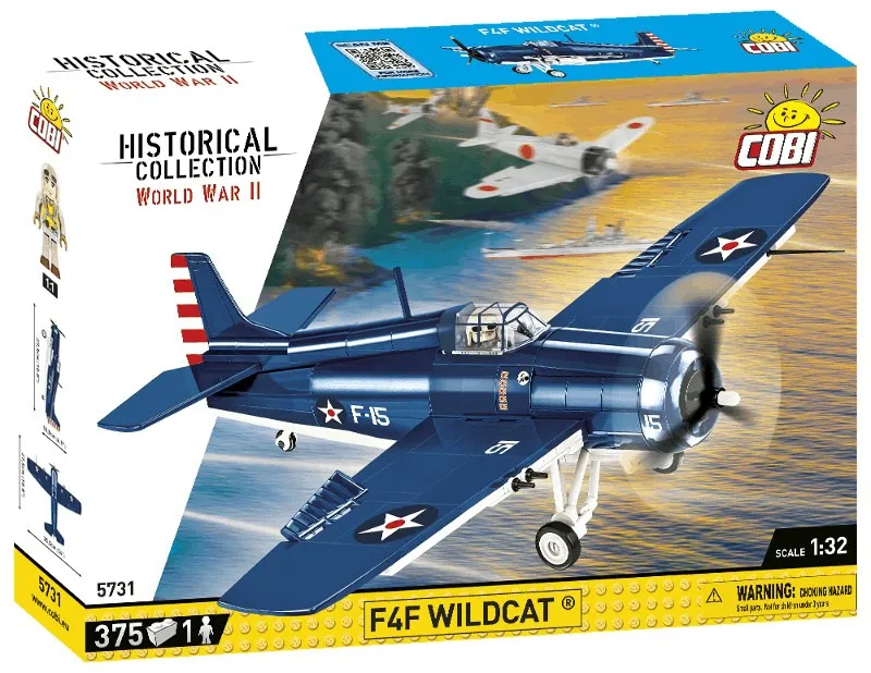 Cobi 5731 Americké stíhacie lietadlo Grumman F4F Wildcat