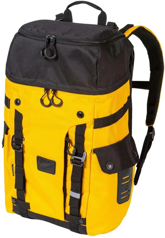 Mestský batoh Meatfly Scintilla Yellow / Black 26 L