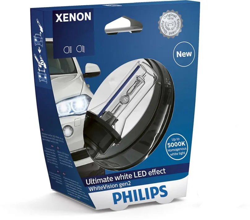 Xenónová výbojka PHILIPS Xenon WhiteVision D3S 1 ks
