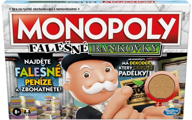 Dosková hra Monopoly Falošné bankovky