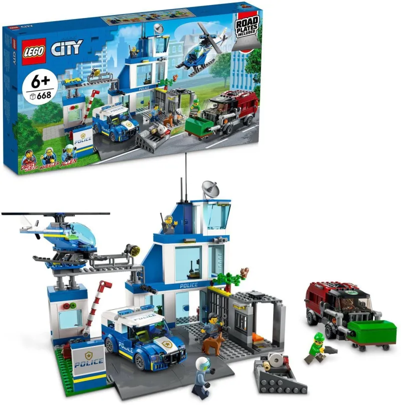 LEGO stavebnica LEGO® City 60316 Policajná stanica