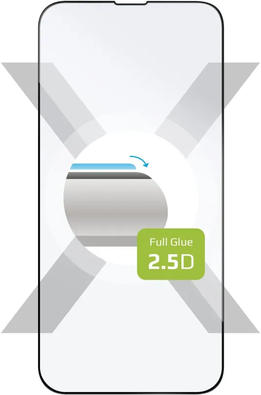 Ochranné sklo FIXED FullGlue-Cover pre Apple iPhone 13 Pro Max/14 Plus čierne