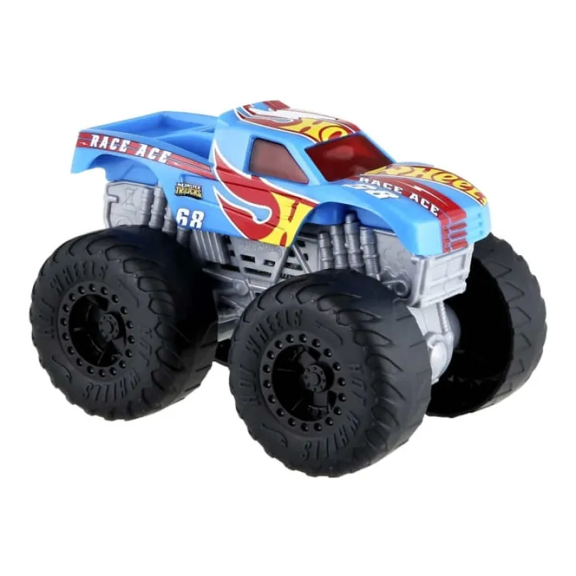 Hot Wheels® Monster Trucks Svietiaci a rámusiaci vrak RACE ACE, Mattel HDX63