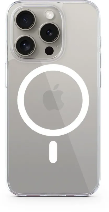 Kryt na mobil Epico Mag+ Hero kryt pre iPhone 15 Pro s podporou MagSafe - transparentný