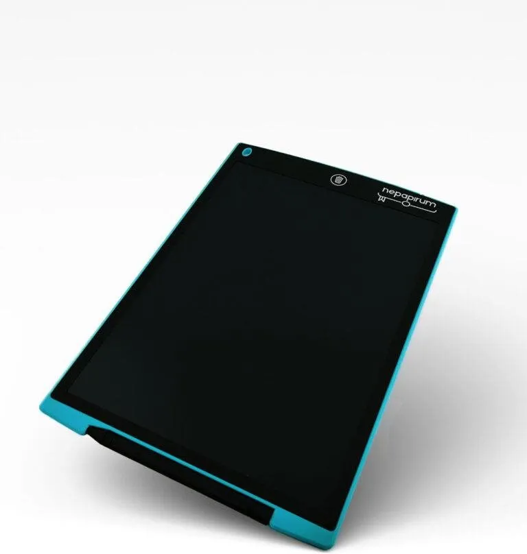 Digitálny zápisník Nepapirum 12“ LCD písacia tabuľka - Modrá