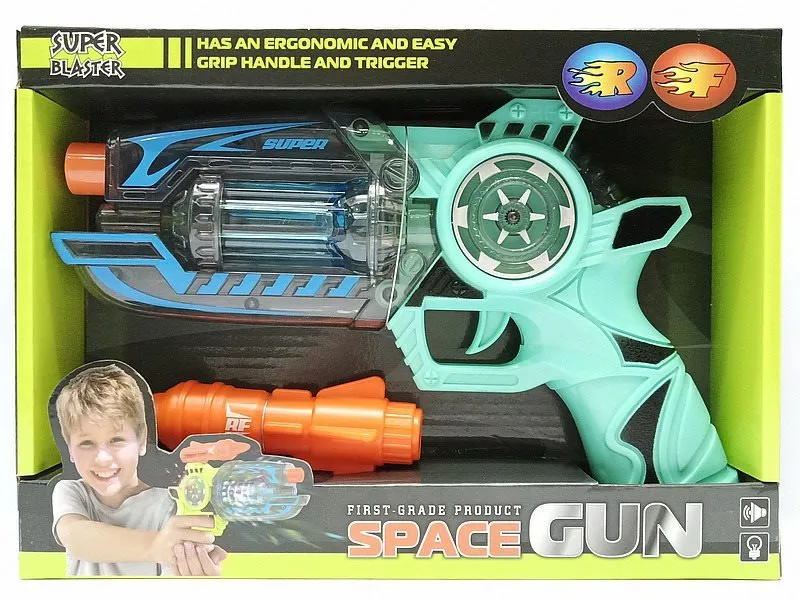 Detská pištoľ Pištoľ na batérie - svetlo - zvuk