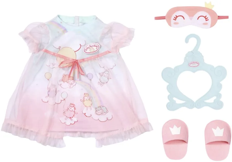 Oblečenie pre bábiky Baby Annabell Nočná košieľka Sladké sny, 43 cm